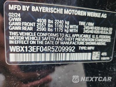 Zdjęcie 12 z 12 samochodu: 2024 BMW X1 M35I VIN:WBX13EF04R5Z09992 - miniatura