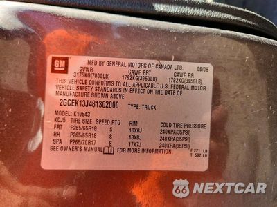 Zdjęcie 12 z 12 samochodu: 2008 CHEVROLET SILVERADO K1500 VIN:2GCEK13J481302000 - miniatura