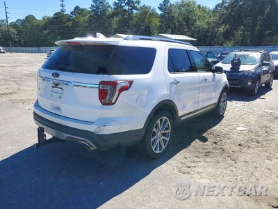 Trzecie zdjęcie samochodu z tyłu: 2017 FORD EXPLORER LIMITED VIN:1FM5K7F82HGC68570 - miniatura