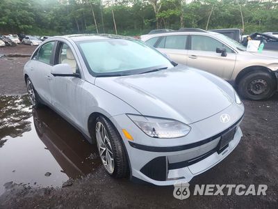 Czwarte zdjęcie samochodu z boku: 2023 HYUNDAI IONIQ 6 LIMITED VIN:KMHM54AAXPA040670 - miniatura