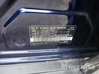 Zdjęcie 13 z 13 samochodu: 2020 MITSUBISHI OUTLANDER SE VIN:JA4AD3A36LZ036269 - miniatura