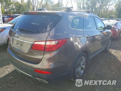 Trzecie zdjęcie samochodu z tyłu: 2014 HYUNDAI SANTA FE LIMITED VIN:KM8SR4HF9EU081705 - miniatura
