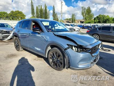 Czwarte zdjęcie samochodu z boku: 2021 MAZDA CX-5 CARBON EDITION VIN:JM3KFBCY1M0439970 - miniatura