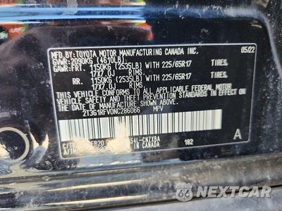 Zdjęcie 13 z 13 samochodu: 2022 TOYOTA RAV4 LE VIN:2T3G1RFV0NC286066 - miniatura
