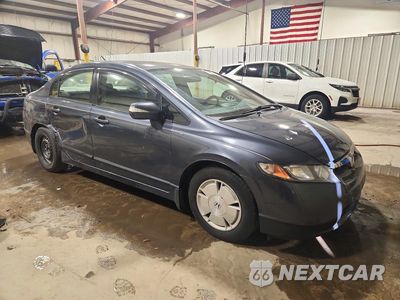 Czwarte zdjęcie samochodu z boku: 2008 HONDA CIVIC HYBRID VIN:JHMFA36278S030824 - miniatura