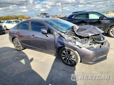 Czwarte zdjęcie samochodu z boku: 2015 HONDA CIVIC EX VIN:19XFB2F82FE221712 - miniatura