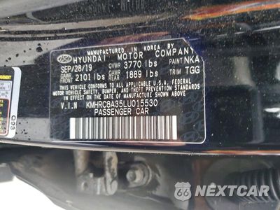 Zdjęcie 14 z 14 samochodu: 2020 HYUNDAI VENUE SEL VIN:KMHRC8A35LU015530 - miniatura