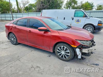 Czwarte zdjęcie samochodu z boku: 2019 HONDA CIVIC VIN:19XFC2F61KE042616 - miniatura