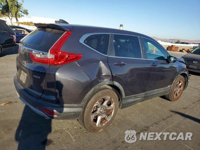 Trzecie zdjęcie samochodu z tyłu: 2019 HONDA CR-V EX VIN:5J6RW2H55KA005123 - miniatura