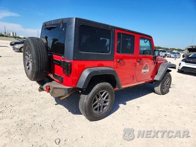 Trzecie zdjęcie samochodu z tyłu: 2015 JEEP WRANGLER UNLIMITED SPORT VIN:1C4BJWDG4FL523528 - miniatura