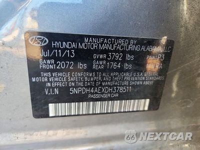 Zdjęcie 12 z 12 samochodu: 2013 HYUNDAI ELANTRA GLS VIN:5NPDH4AEXDH378511 - miniatura