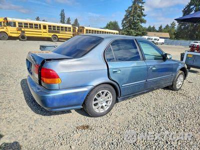 Trzecie zdjęcie samochodu z tyłu: 1998 HONDA CIVIC EX VIN:1HGEJ8641WL041676 - miniatura
