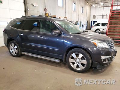 Czwarte zdjęcie samochodu z boku: 2015 CHEVROLET TRAVERSE LTZ VIN:1GNKVJKD7FJ337212 - miniatura
