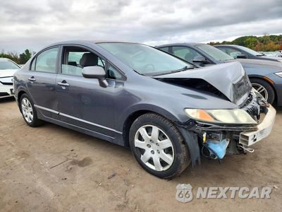 Czwarte zdjęcie samochodu z boku: 2010 HONDA CIVIC LX VIN:2HGFA1F56AH323743 - miniatura