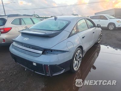Trzecie zdjęcie samochodu z tyłu: 2023 HYUNDAI IONIQ 6 LIMITED VIN:KMHM54AAXPA040670 - miniatura
