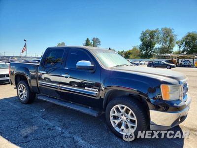 Czwarte zdjęcie samochodu z boku: 2013 GMC SIERRA K1500 SLE VIN:3GTP2VE76DG161644 - miniatura
