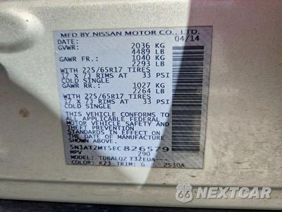 Zdjęcie 13 z 13 samochodu: 2014 NISSAN ROGUE SV VIN:5N1AT2MT5EC826579 - miniatura