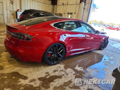 Trzecie zdjęcie samochodu z tyłu: 2020 TESLA MODEL S VIN:5YJSA1E4XLF400659 - miniatura