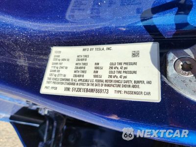 Zdjęcie 12 z 12 samochodu: 2021 TESLA MODEL 3 VIN:5YJ3E1EB4MF869173 - miniatura