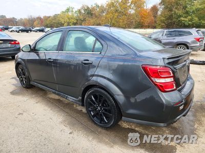 Drugie zdjęcie samochodu z przodu: 2018 CHEVROLET SONIC LT VIN:1G1JD5SBXJ4106639 - miniatura