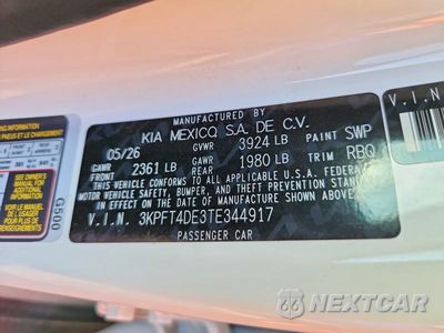 Zdjęcie 12 z 12 samochodu: 2026 KIA K4 LXS VIN:3KPFT4DE3TE344917 - miniatura