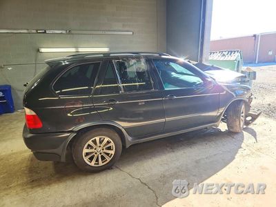 Trzecie zdjęcie samochodu z tyłu: 2003 BMW X5 3.0I VIN:5UXFA53523LH80776 - miniatura