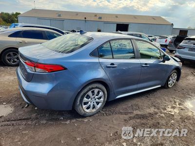 Trzecie zdjęcie samochodu z tyłu: 2022 TOYOTA COROLLA LE VIN:JTDEPMAE8NJ229627 - miniatura