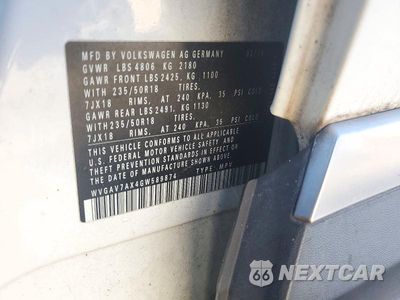Zdjęcie 13 z 13 samochodu: 2016 VOLKSWAGEN TIGUAN S VIN:WVGAV7AX4GW589874 - miniatura