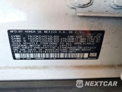 Zdjęcie 13 z 13 samochodu: 2026 HONDA HR-V LX VIN:3CZRZ1H39TM705554 - miniatura
