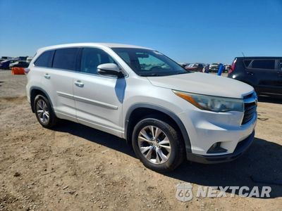 Czwarte zdjęcie samochodu z boku: 2015 TOYOTA HIGHLANDER LE PLUS VIN:5TDZKRFH5FS071025 - miniatura