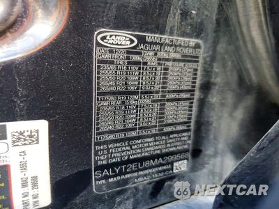 Zdjęcie 13 z 13 samochodu: 2021 LAND ROVER RANGE ROVER VELAR R-DYNAMIC S VIN:SALYT2EU8MA299568 - miniatura