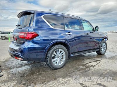 Trzecie zdjęcie samochodu z tyłu: 2019 INFINITI QX80 LUXE VIN:JN8AZ2NE8K9233329 - miniatura