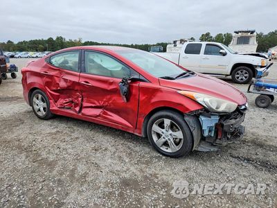 Czwarte zdjęcie samochodu z boku: 2013 HYUNDAI ELANTRA GLS VIN:KMHDH4AE8DU739476 - miniatura