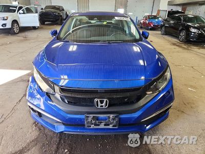 Piąte zdjęcie samochodu w środku: 2021 HONDA CIVIC EX VIN:19XFC1F36ME008061 - miniatura