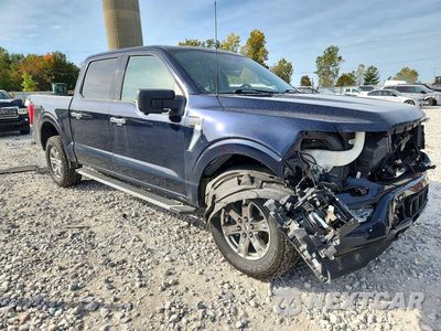 Czwarte zdjęcie samochodu z boku: 2022 FORD F150 SUPERCREW VIN:1FTEW1EP7NFA45229 - miniatura