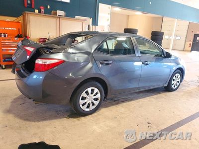 Trzecie zdjęcie samochodu z tyłu: 2016 TOYOTA COROLLA L VIN:2T1BURHE2GC483945 - miniatura
