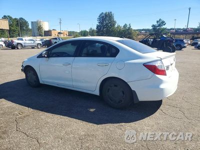 Drugie zdjęcie samochodu z przodu: 2012 HONDA CIVIC HYBRID L VIN:JHMFB4F34CS000961 - miniatura