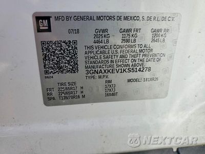 Zdjęcie 14 z 14 samochodu: 2019 CHEVROLET EQUINOX LT VIN:3GNAXKEV1KS514278 - miniatura