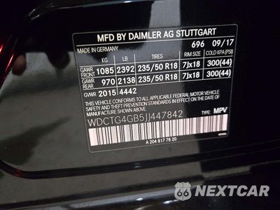 Zdjęcie 12 z 12 samochodu: 2018 MERCEDES-BENZ GLA 250 4MATIC VIN:WDCTG4GB5JJ447842 - miniatura