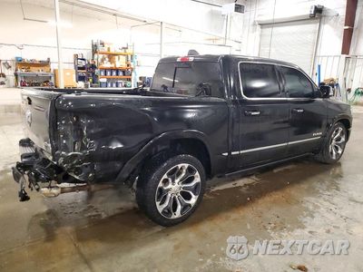 Trzecie zdjęcie samochodu z tyłu: 2020 RAM 1500 LIMITED VIN:1C6SRFHM6LN411569 - miniatura