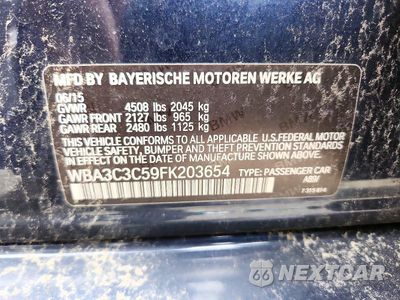 Zdjęcie 13 z 13 samochodu: 2015 BMW 320 I XDRIVE VIN:WBA3C3C59FK203654 - miniatura