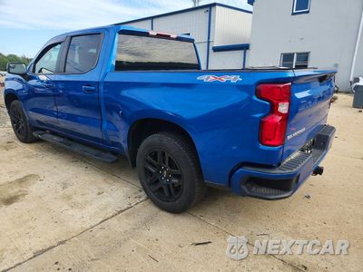 Drugie zdjęcie samochodu z przodu: 2022 CHEVROLET SILVERADO K1500 RST VIN:1GCUDEEDXNZ616113 - miniatura