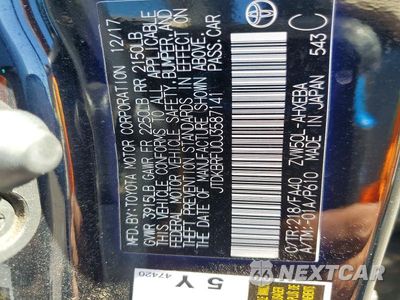 Zdjęcie 12 z 12 samochodu: 2018 TOYOTA PRIUS TWO VIN:JTDKBRFU0J3587141 - miniatura