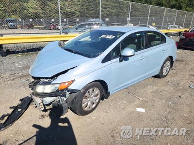 2012 HONDA CIVIC LX 2HGFB2F52CH572272 - główne zdjęcie licytacji z USA - miniatura