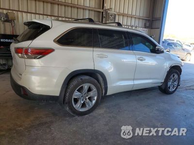 Trzecie zdjęcie samochodu z tyłu: 2016 TOYOTA HIGHLANDER LIMITED VIN:5TDYKRFH6GS147364 - miniatura