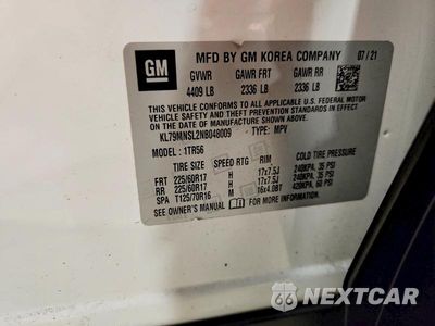 Zdjęcie 13 z 13 samochodu: 2022 CHEVROLET TRAILBLAZER LS VIN:KL79MNSL2NB048009 - miniatura