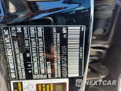 Zdjęcie 13 z 13 samochodu: 2016 MERCEDES-BENZ GLE 350 VIN:4JGDA5JB7GA714509 - miniatura