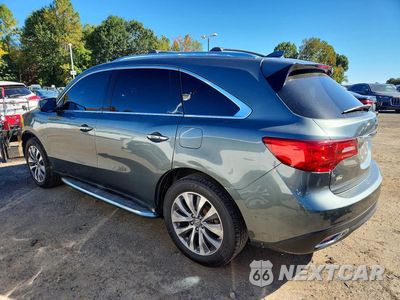 Drugie zdjęcie samochodu z przodu: 2014 ACURA MDX TECHNOLOGY VIN:5FRYD4H46EB003188 - miniatura