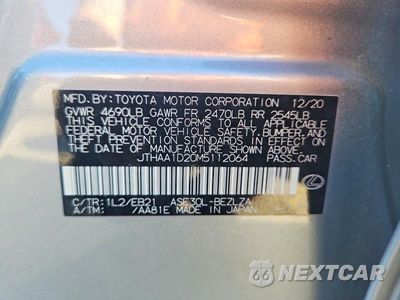 Zdjęcie 13 z 13 samochodu: 2021 LEXUS IS 300 VIN:JTHAA1D20M5112064 - miniatura