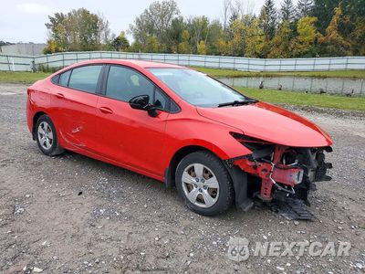 Czwarte zdjęcie samochodu z boku: 2017 CHEVROLET CRUZE LS VIN:1G1BC5SM7H7231650 - miniatura